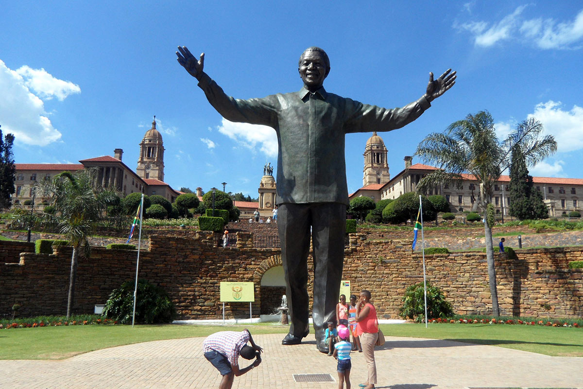 South Africa Pretoria Mandela Statue