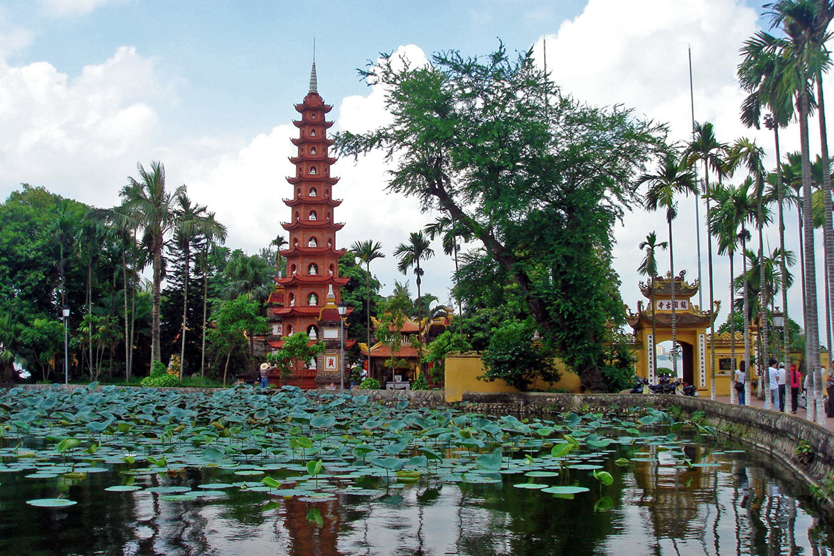Vietnam Hanoi Pagoda Chua Tran Quoc