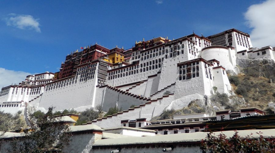 China Tibet Potala banner