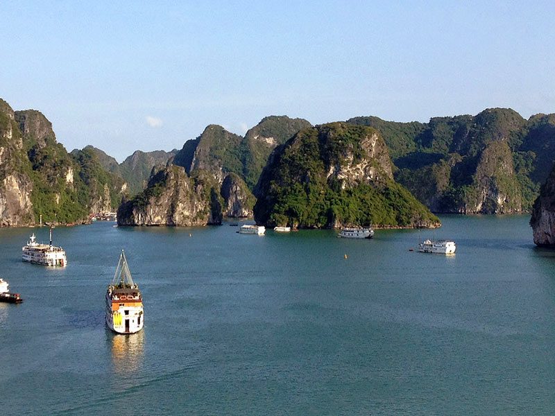 Vietnam Halong Bay from Ti Top Island banner